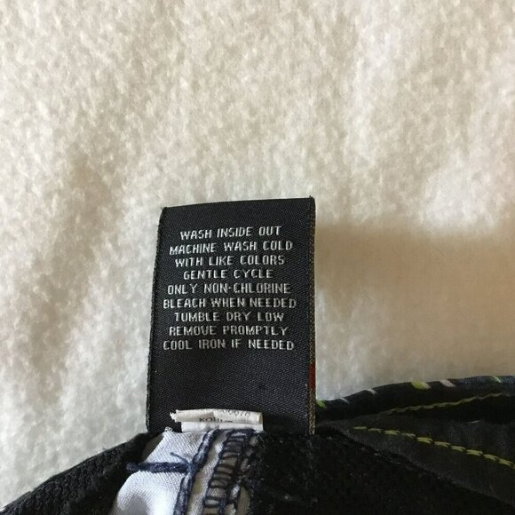 Tony Hawk Hybrid Boys Bermuda Shorts Sz 8 Striped Gray and Lime Green Quick Dry - Picture 7 of 7